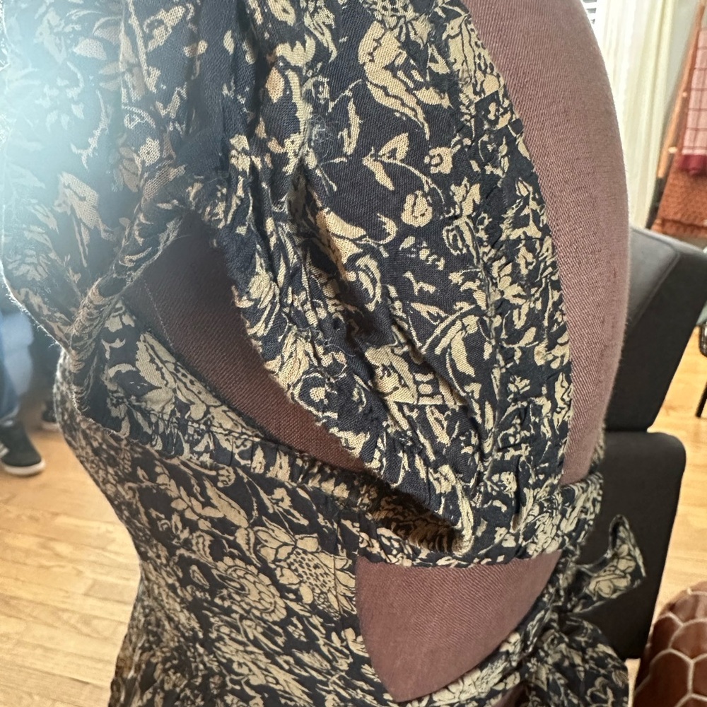 Free People Black and Tan Maxi Dress - Picture 7 of 8